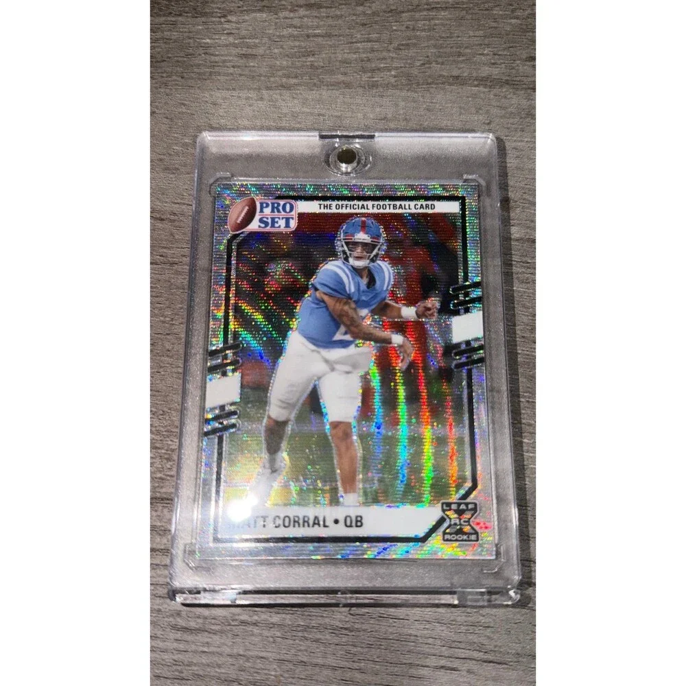 2022 Pro Set Matt Corral  Carolina Panthers Card